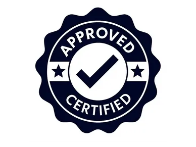 Approved & certified