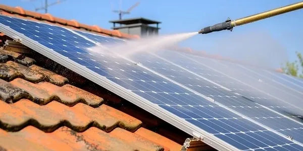 Can I just clean my panels with water?